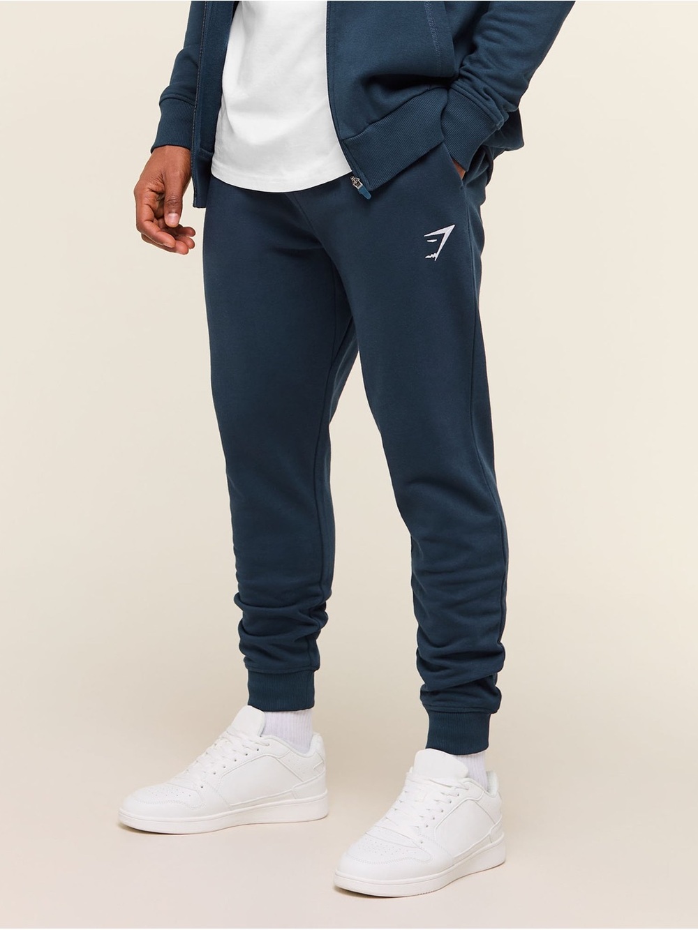 Gymshark Men's Deep Navy Tapered Joggers